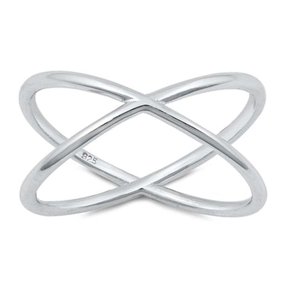 Sterling Silver Oxidized Plain Ring