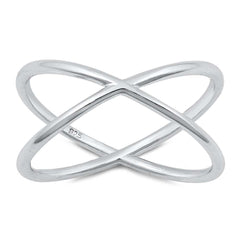 Sterling Silver Oxidized Plain Ring