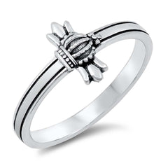 Sterling Silver Medieval Cross Ring