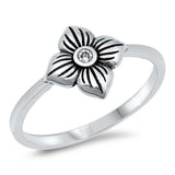 Sterling Silver Flower Ring