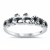 Sterling Silver Snakes Ring