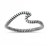 Sterling Silver Wave Ring
