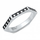 Sterling Silver Stars Ring