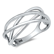 Load image into Gallery viewer, Sterling Silver Oxidized Plain Ring