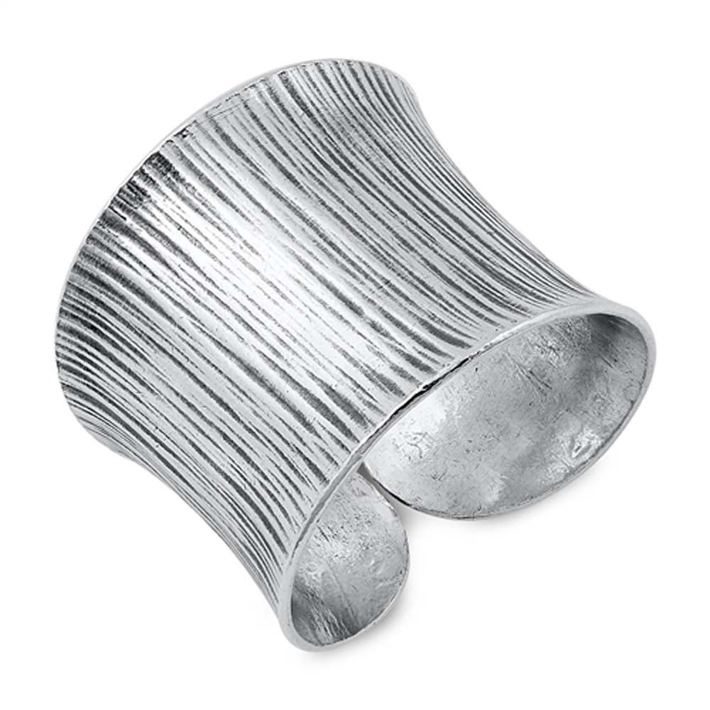Sterling Silver Round Ring