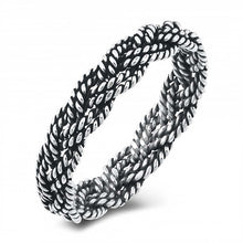 Load image into Gallery viewer, Sterling Silver Braid Twist Ring