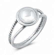 Load image into Gallery viewer, Sterling Silver Round Ring