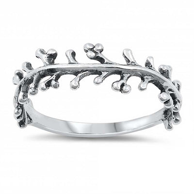 Sterling Silver Branches Ring