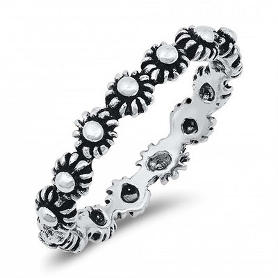 Sterling Silver Bali Design Ring