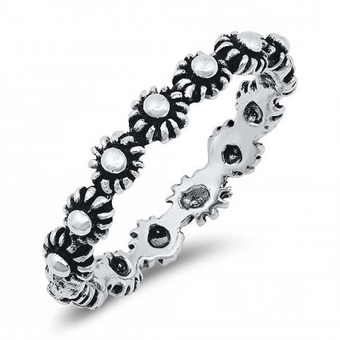 Sterling Silver Bali Design Ring