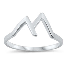 Load image into Gallery viewer, Sterling Silver High Polish Mountains Ring