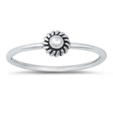 Sterling Silver Oxidized Plain Ring
