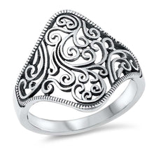 Load image into Gallery viewer, Sterling Silver Oxidized 19mm Celtic Ring