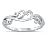 Sterling Silver Oxidized Plain Ring