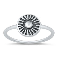 Sterling Silver Oxidized Plain Ring