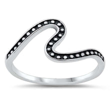 Load image into Gallery viewer, Sterling Silver Wave Ring