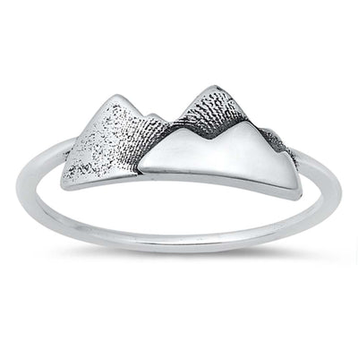 Sterling Silver Mountain Ring
