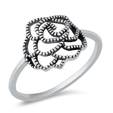 Load image into Gallery viewer, Sterling Silver Flower Ring