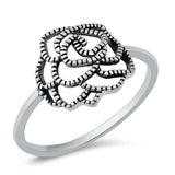 Sterling Silver Flower Ring