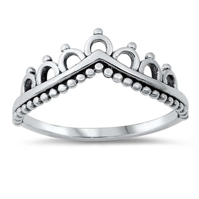 Sterling Silver V Shaped Ring