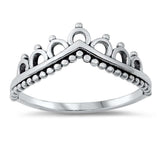 Sterling Silver V Shaped Ring