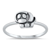 Load image into Gallery viewer, Sterling Silver Oxidized Dog Ring