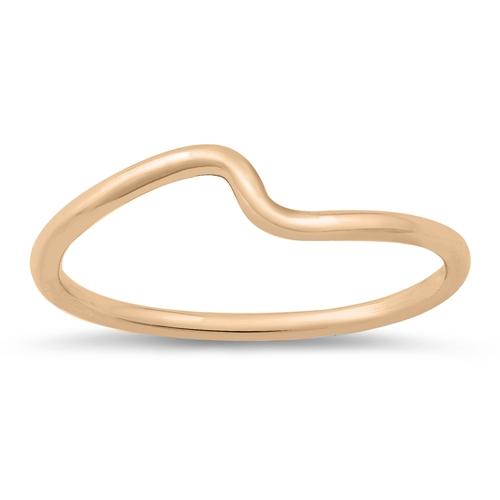 Sterling Silver Rose Gold Plated Ring