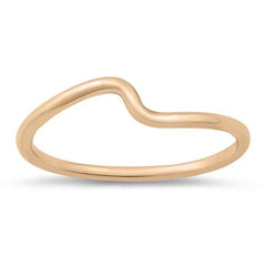 Sterling Silver Rose Gold Plated Ring