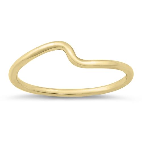 Sterling Silver Yellow Gold Plated Ring