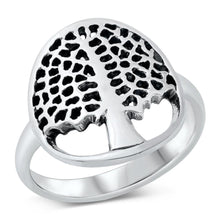 Load image into Gallery viewer, Sterling Silver Oxidized Tree Of Life Ring - silverdepot