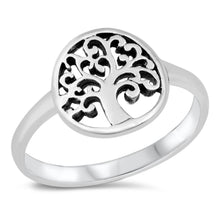Load image into Gallery viewer, Sterling Silver Oxidized Tree Of Life Ring - silverdepot
