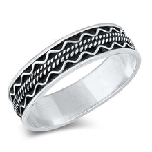 Load image into Gallery viewer, Sterling Silver Oxidized Handmade Bali Ring