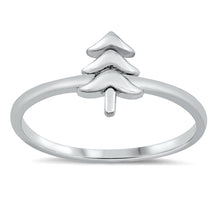 Load image into Gallery viewer, Sterling Silver Rhodium Plated Tree Ring