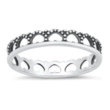 Load image into Gallery viewer, Sterling Silver Oxidized Bali Design Ring - silverdepot