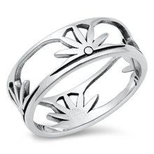 Load image into Gallery viewer, Sterling Silver Oxidized Sunrise Ring - silverdepot