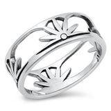 Sterling Silver Oxidized Sunrise Ring