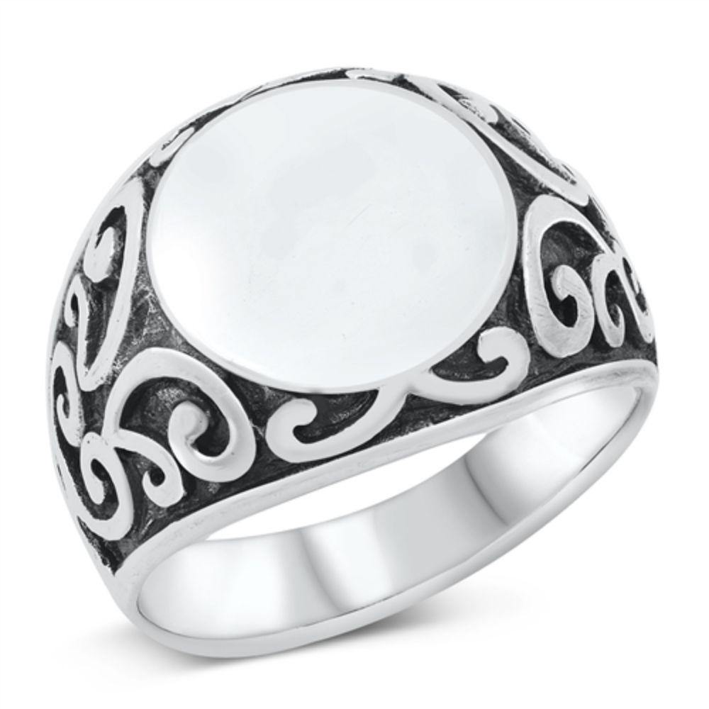 Sterling Silver Oxidized Ring - silverdepot