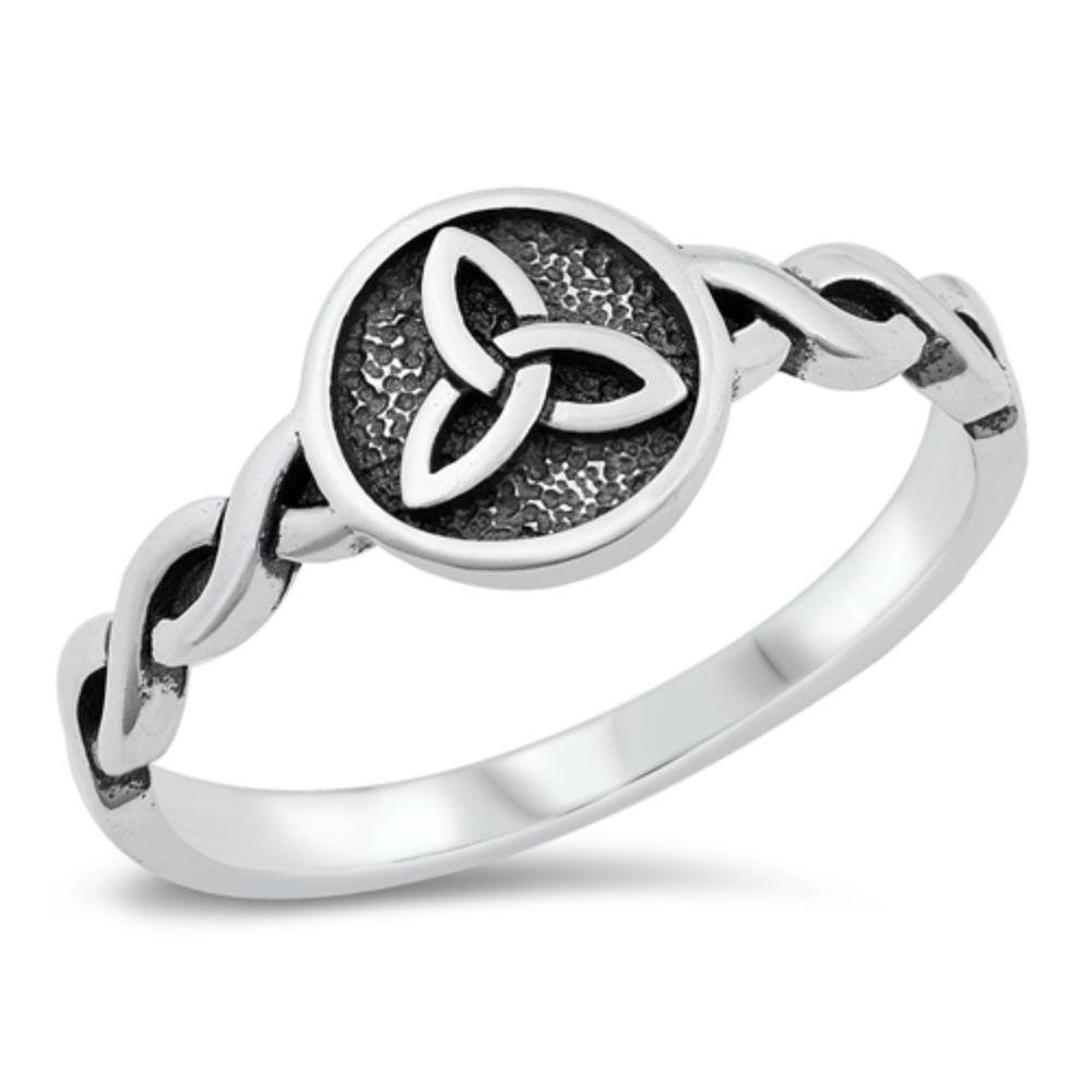 Sterling Silver Triquetra Ring