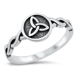 Sterling Silver Triquetra Ring