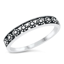 Load image into Gallery viewer, Sterling Silver Flowers Ring - silverdepot