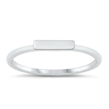 Load image into Gallery viewer, Sterling Silver Bar Ring - silverdepot