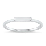 Sterling Silver Bar Ring