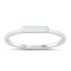 Sterling Silver Bar Ring