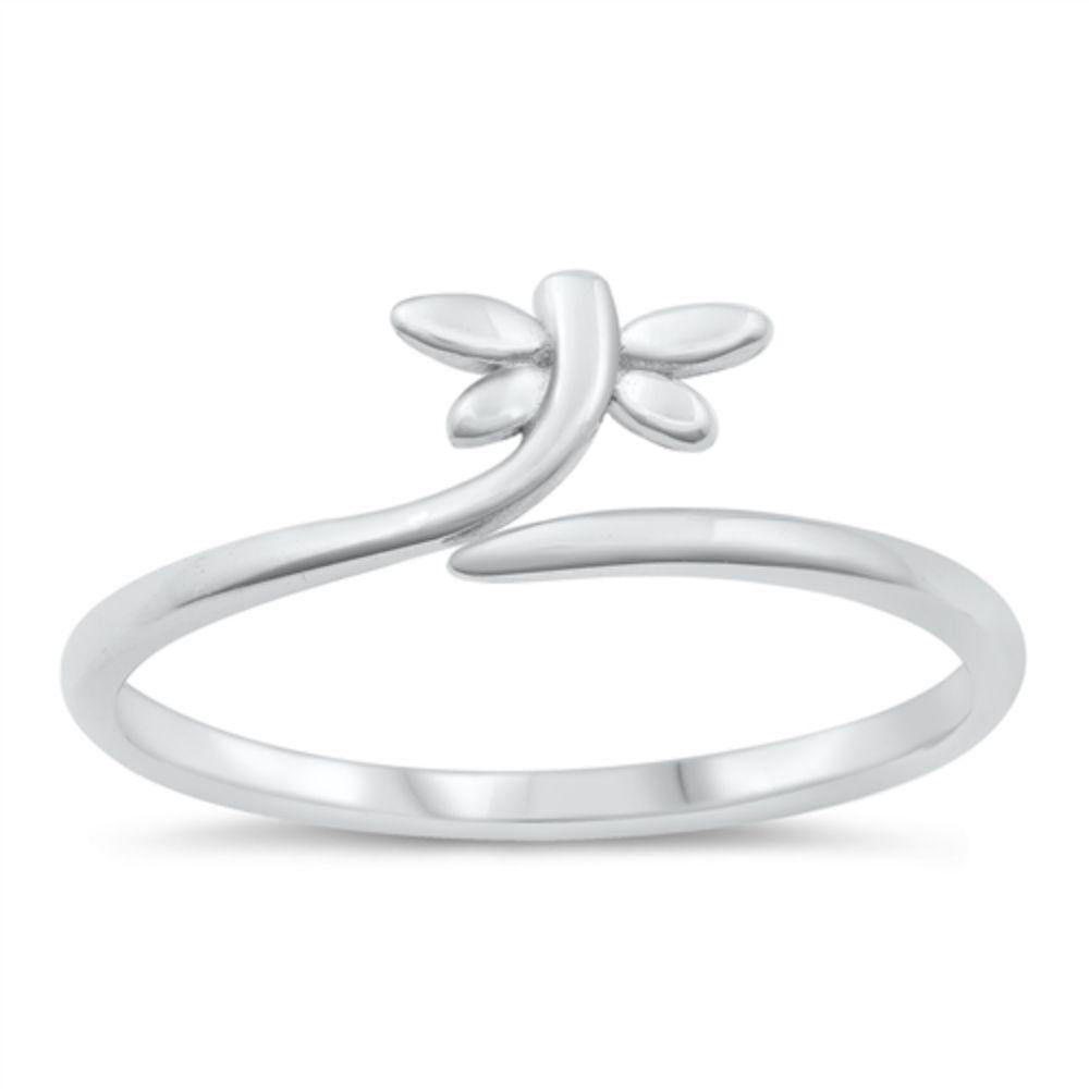 Sterling Silver Dragonfly Ring