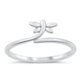 Sterling Silver Dragonfly Ring