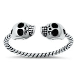 Sterling Silver Skulls Ring