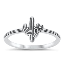 Load image into Gallery viewer, Sterling Silver Cactus Ring - silverdepot