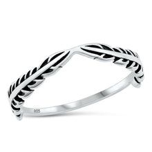 Load image into Gallery viewer, Sterling Silver Fern Leaves Ring - silverdepot