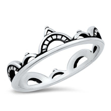 Load image into Gallery viewer, Sterling Silver Semicircles Ring - silverdepot
