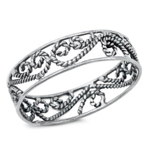 Load image into Gallery viewer, Sterling Silver Oxidized Bali Ring - silverdepot